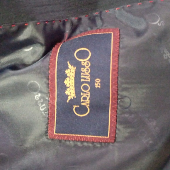 $$ Carlo Lusso 2 Piece mens suit 40/36 - Picture 3 of 8